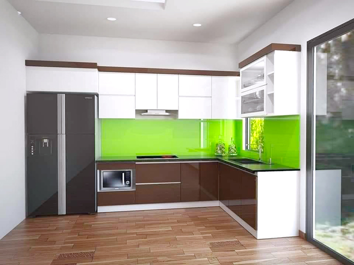  TỦ BẾP NHỰA ACRYLIC