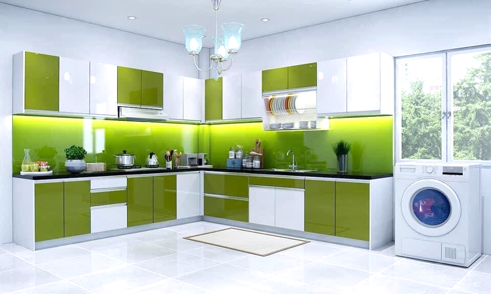  TỦ BẾP NHỰA ACRYLIC
